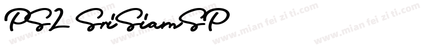 PSL SriSiamSP字体转换